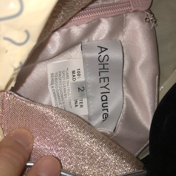 Ashley Lauren Glittery Prom Dress - Picture 6 of 6